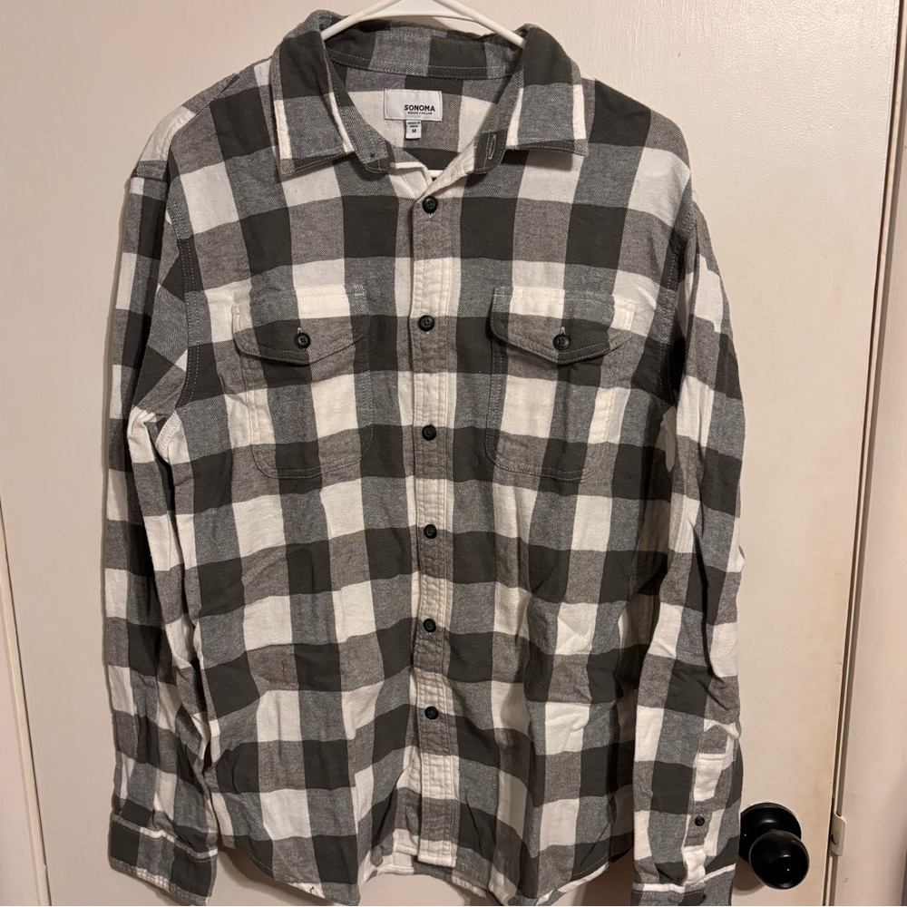 Sonoma Goods For Life Flannel Button-Down Shirt